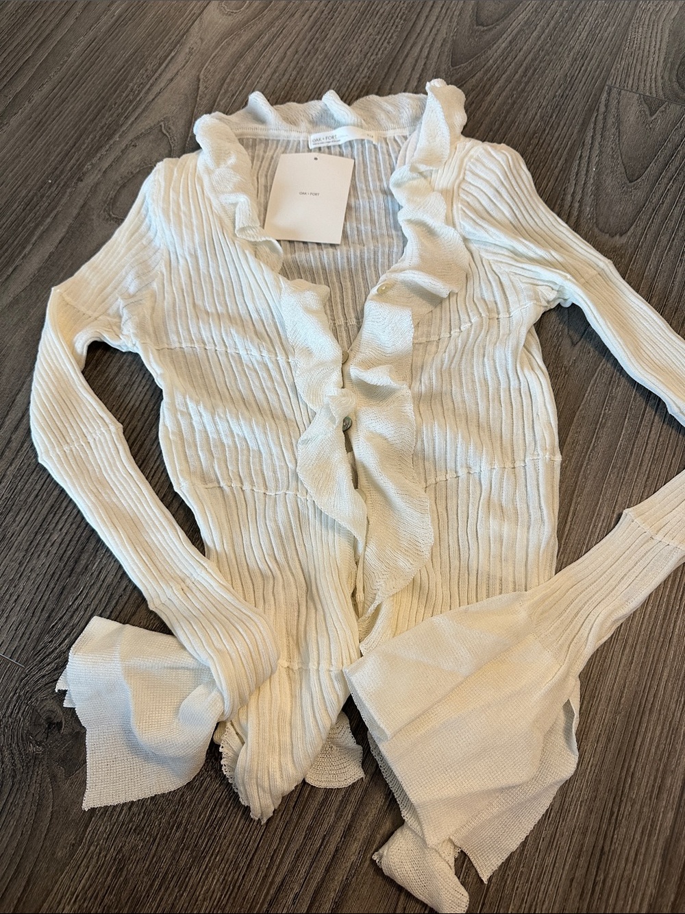 Ruffle Detail Top
